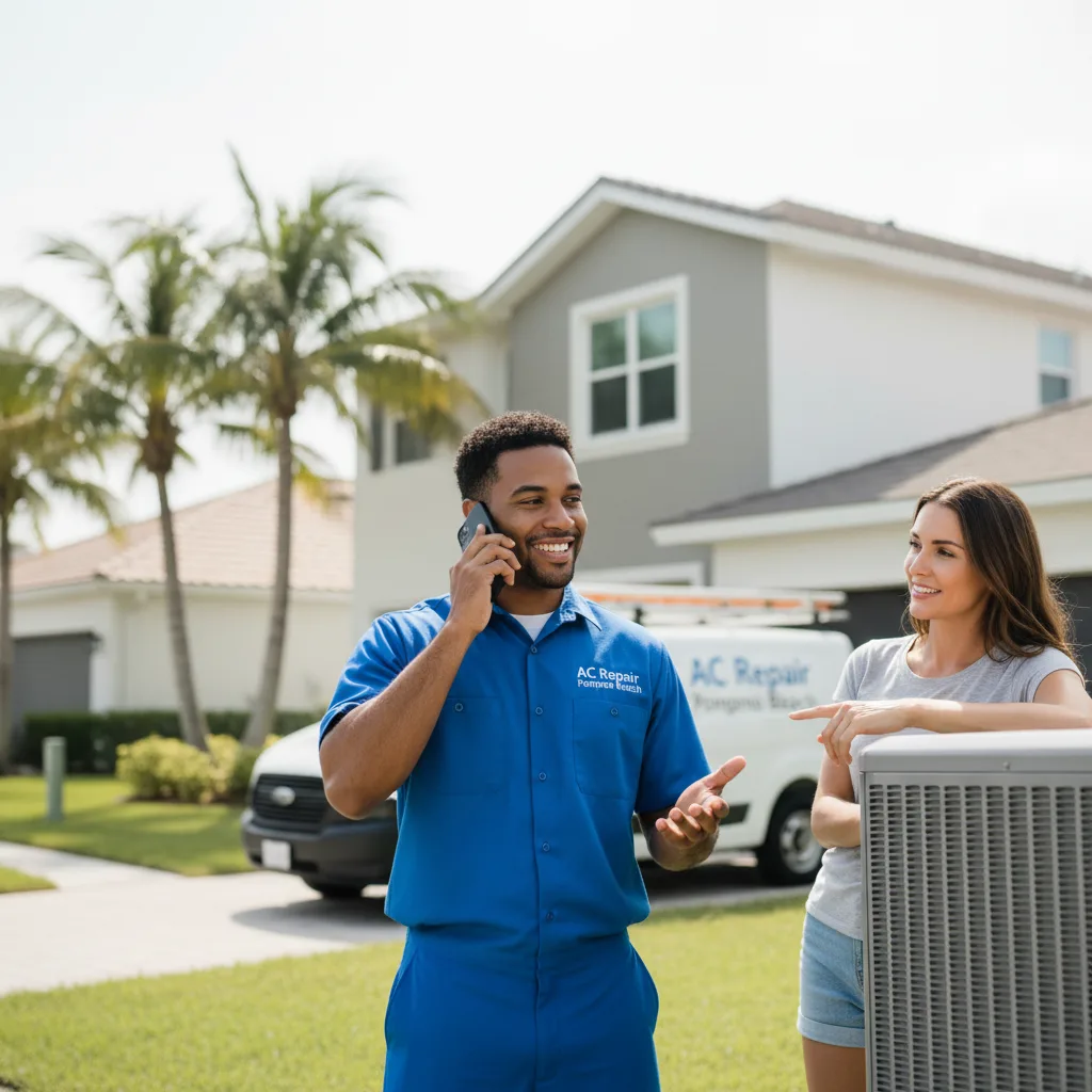 AC Repair Pompano Beach customer support in Winston